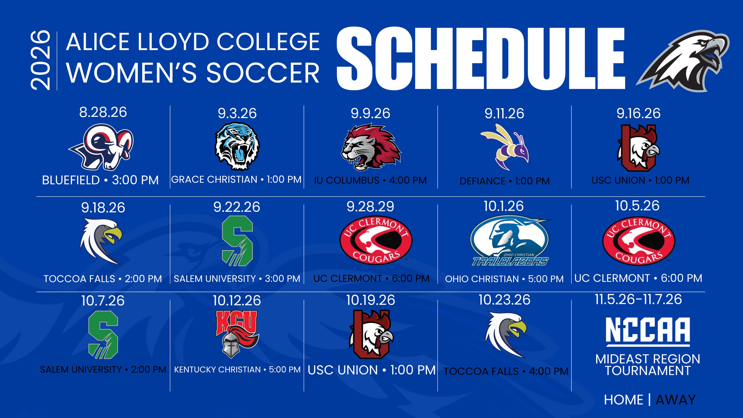 ALC Women&rsquo;s Soccer Announces 2026 Season Schedule